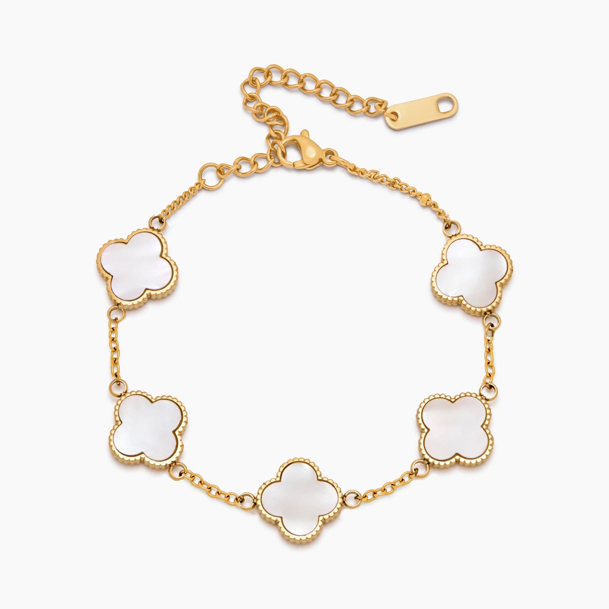 Pulsera trebol de la suerte